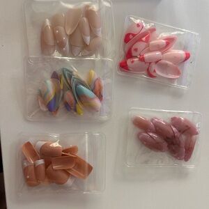 Colorful Press-On Nail Set